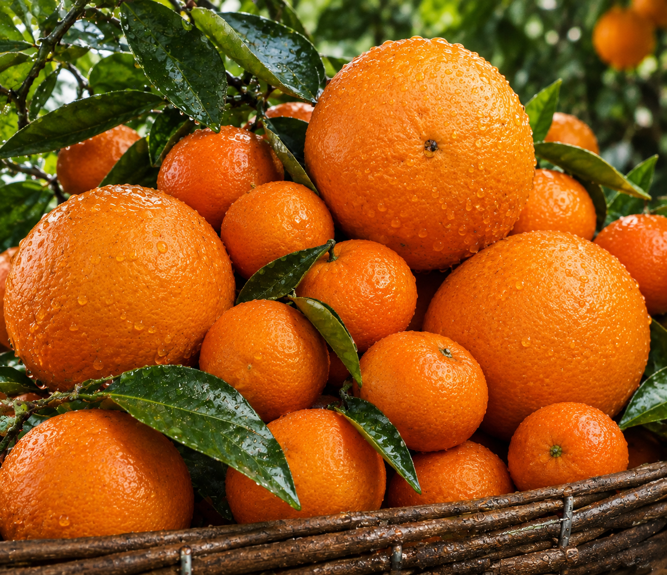 Caja de 10kg de Mezcla con Mandarinas (5Kg) y Naranjas Navelina Mesa (5Kg) Ecológicas